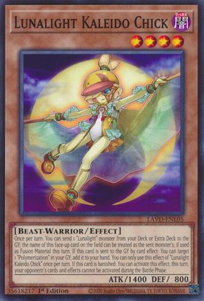 Lunalight Kaleido Chick (LAVD-ENL05) - Legendary Arc-V Decks 1st Edition