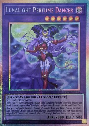 Lunalight Perfume Dancer (Starlight Rare) (LAVD-ENL35) - Legendary Arc-V Decks 1st Edition