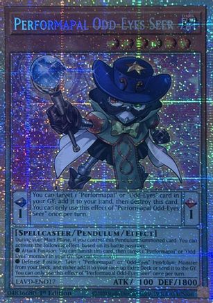 Performapal Odd-Eyes Seer (Starlight Rare) (LAVD-ENO17) - Legendary Arc-V Decks 1st Edition