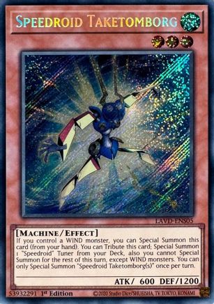 Speedroid Taketomborg (Secret Rare) (LAVD-ENS05) - Legendary Arc-V Decks 1st Edition