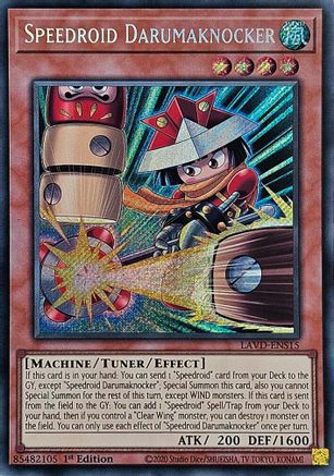 Speedroid Darumaknocker (Secret Rare) (LAVD-ENS15) - Legendary Arc-V Decks 1st Edition