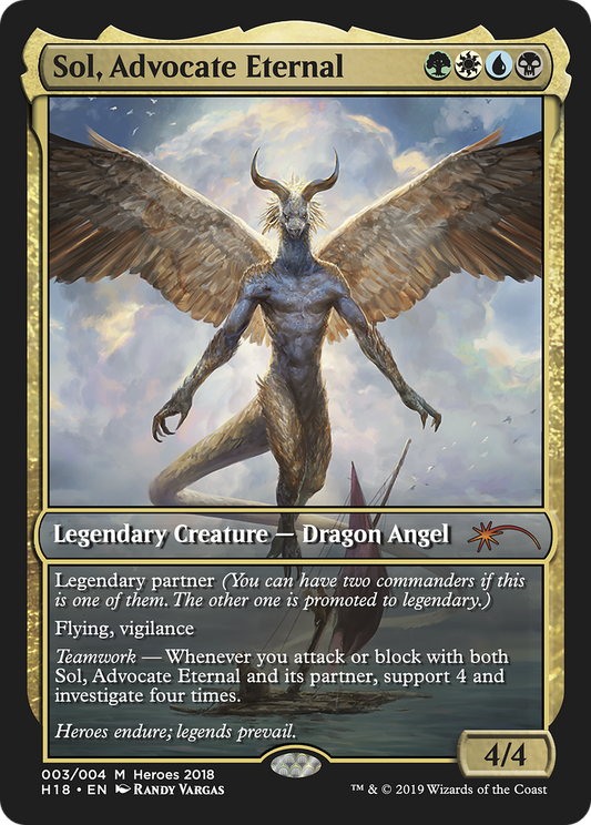 Sol, Advocate Eternal (UMP-003) - 2018 Heroes of the Realm