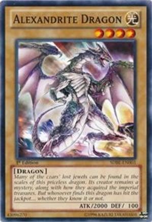 Alexandrite Dragon (SDBE-EN003) - Structure Deck: Saga of Blue-Eyes White Dragon 1st Edition