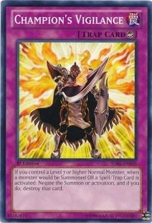 Champion's Vigilance (SDBE-EN039) - Structure Deck: Saga of Blue-Eyes White Dragon 1st Edition