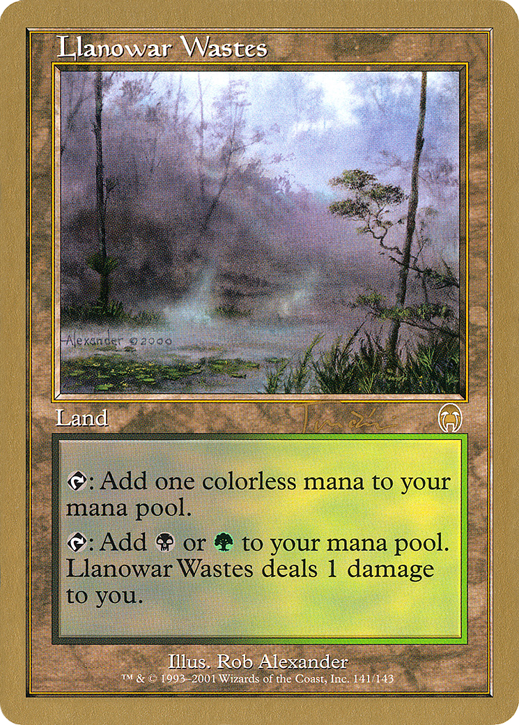 Llanowar Wastes (WCD-JT141) - World Championship Decks 2001