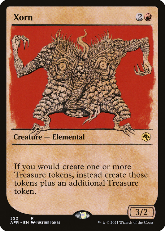 Xorn (AFR-322) - Adventures in the Forgotten Realms: (Showcase) Foil