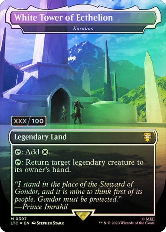 Karakas (LTC-397Z) - Tales of Middle-earth Commander / White Tower of Ecthelion (Borderless) Foil