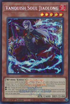 Vanquish Soul Jiaolong (Emblazoned Secret Rare) (26LP-EN009) - Limited Pack World Championship 2026 1st Edition