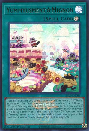 YummyusmentMignon (Emblazoned) (26LP-EN006) - Limited Pack World Championship 2026 1st Edition