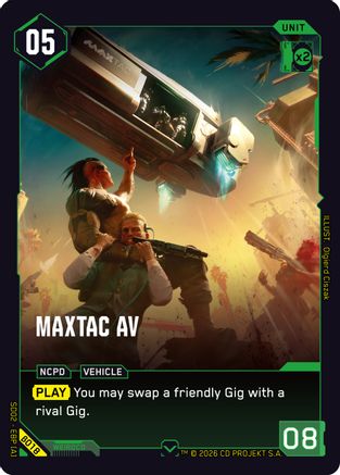 MaxTac AV (B018) - Embracing Power  Beta Starter Deck