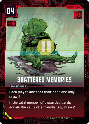 Shattered Memories (035) - Welcome to Night City  Retail Foil