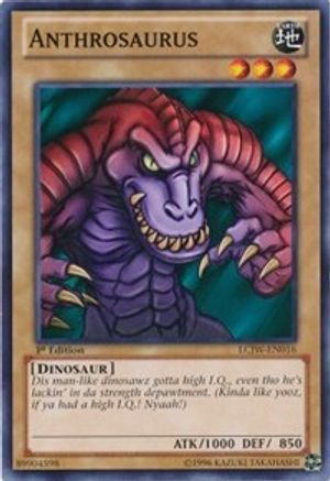 Anthrosaurus (LCJW-EN016) - Legendary Collection 4: Joey's World 1st Edition