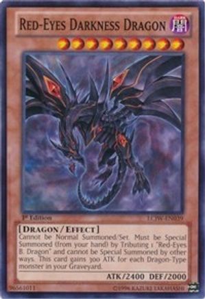 Red-Eyes Darkness Dragon (LCJW-EN039) - Legendary Collection 4: Joey's World 1st Edition