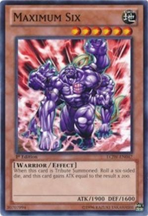 Maximum Six (LCJW-EN047) - Legendary Collection 4: Joey's World 1st Edition