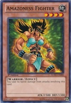 Amazoness Fighter (LCJW-EN088) - Legendary Collection 4: Joey's World 1st Edition