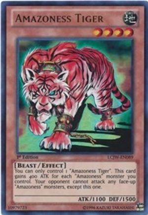 Amazoness Tiger (LCJW-EN089) - Legendary Collection 4: Joey's World 1st Edition