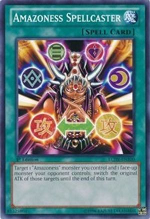 Amazoness Spellcaster (LCJW-EN100) - Legendary Collection 4: Joey's World 1st Edition