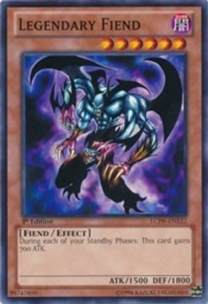 Legendary Fiend (LCJW-EN122) - Legendary Collection 4: Joey's World 1st Edition