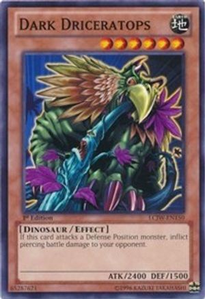 Dark Driceratops (LCJW-EN150) - Legendary Collection 4: Joey's World 1st Edition