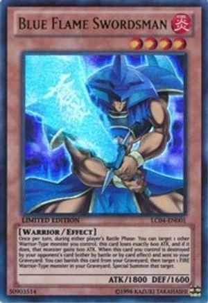 Blue Flame Swordsman (LC04-EN001) - Legendary Collection 4: Joey's World Limited