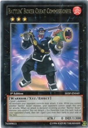 Battlin' Boxer Cheat Commissioner (SHSP-EN049) - Shadow Specters 1st Edition