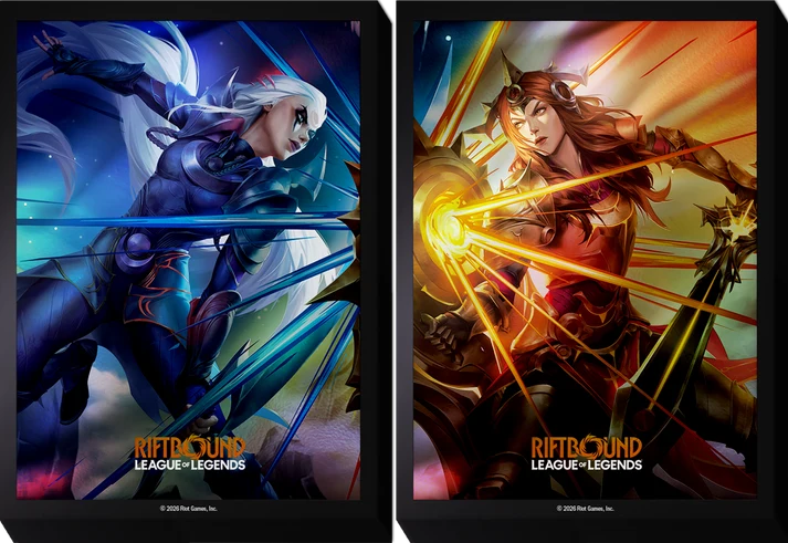 Riftbound - League of Legends - TCG Vendetta Art Sleeves - Diana VS Leona