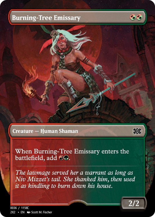 Burning-Tree Emissary (PRM-102285) - Magic Online Promos