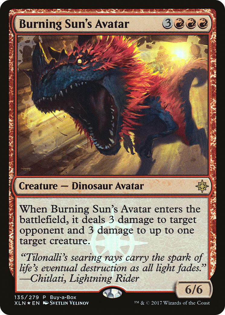 Burning Sun's Avatar (BABP-135) - Ixalan Promos Foil