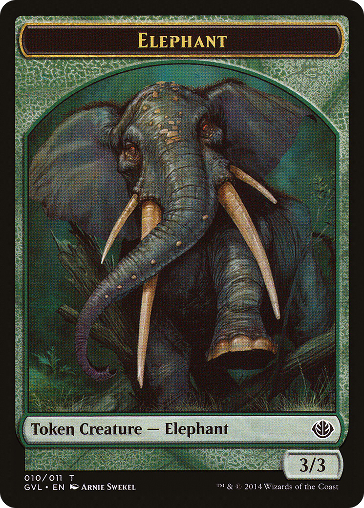 Elephant (DD3-010) - Duel Decks Anthology: Garruk vs. Liliana Tokens