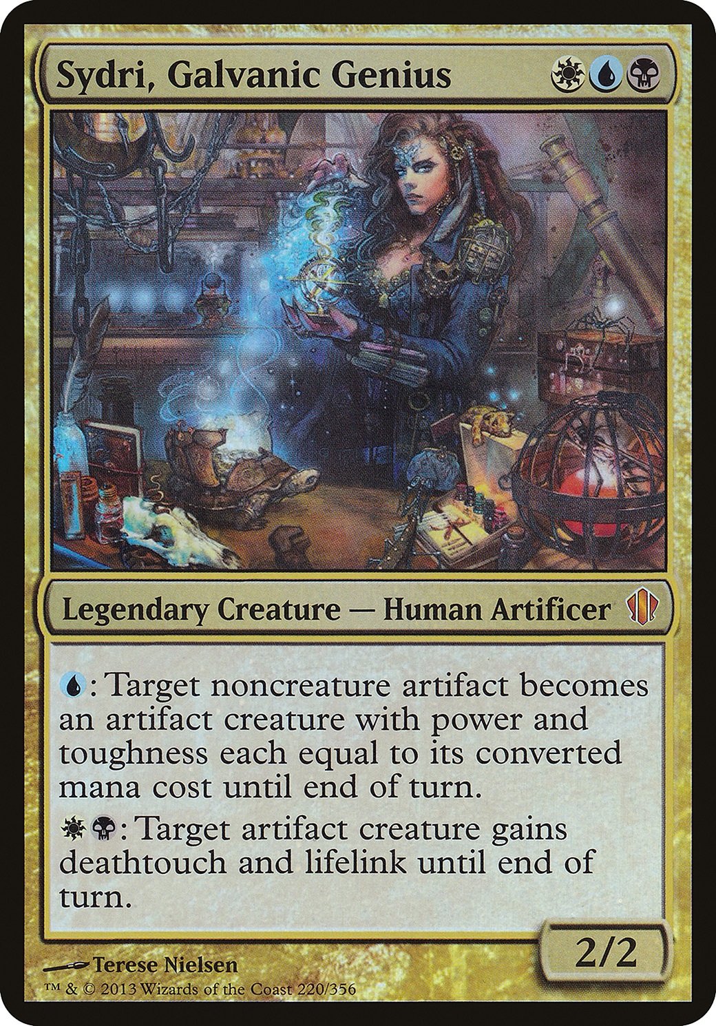 Sydri, Galvanic Genius (OVER-220) - Commander 2013 Oversized Foil