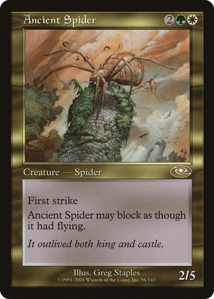 Ancient Spider (PLS-096) - Planeshift Foil