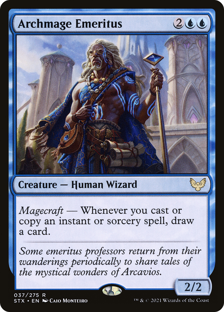 Archmage Emeritus (STX-037) - Strixhaven: School of Mages Foil