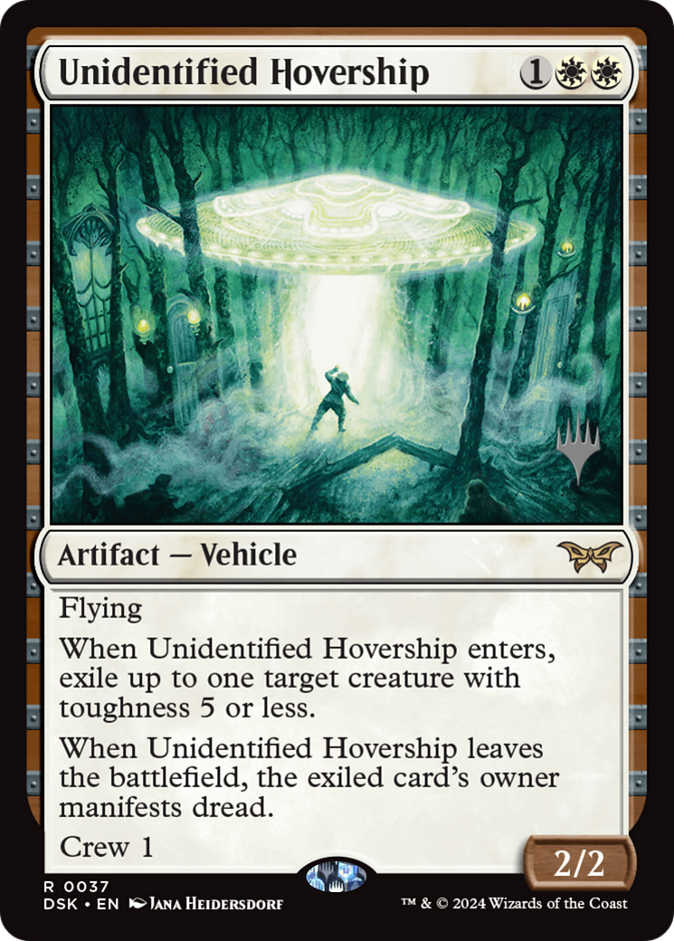 Unidentified Hovership (PPDSK-37P) - Duskmourn: House of Horror Promos