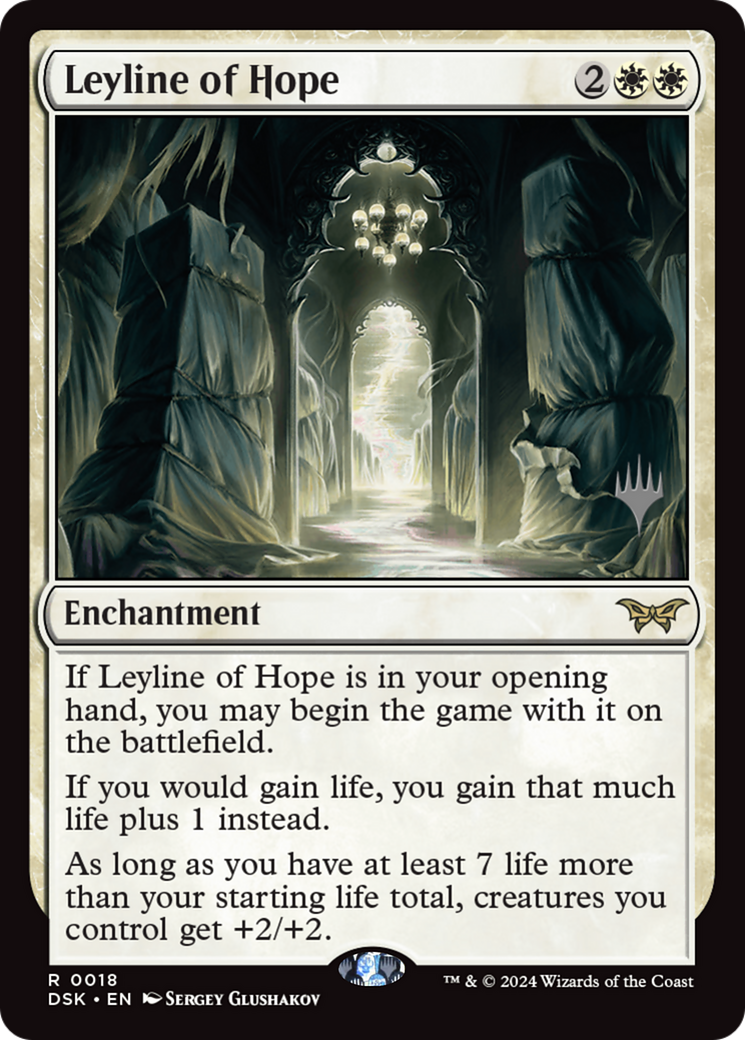 Leyline of Hope (PPDSK-18P) - Duskmourn: House of Horror Promos Foil
