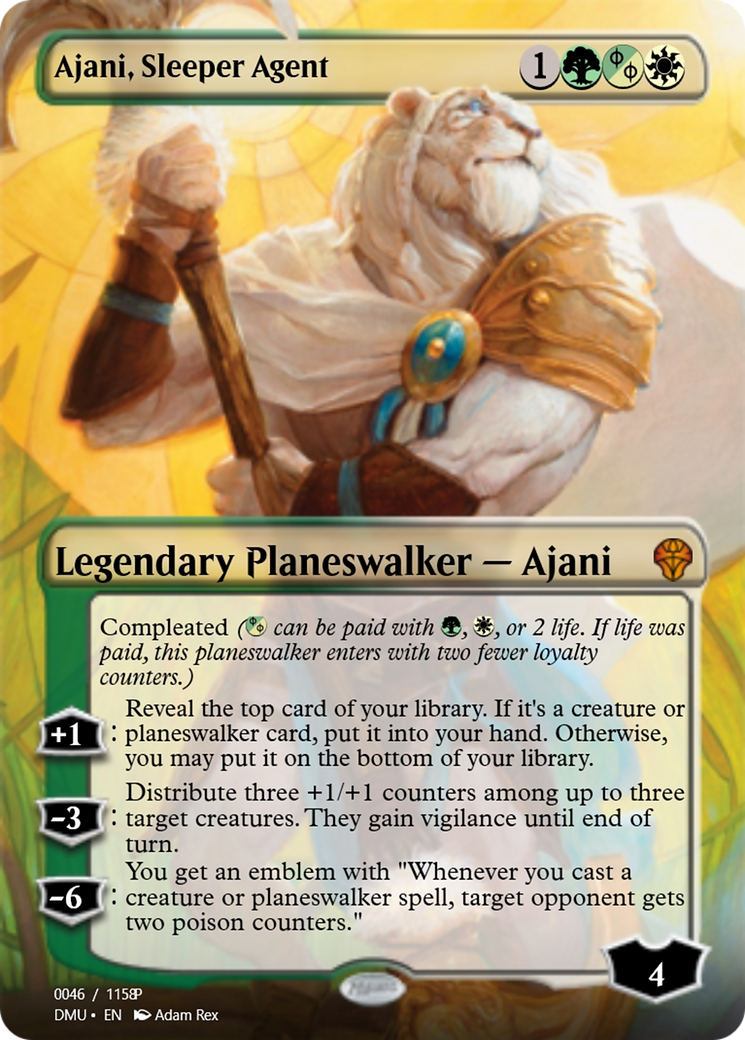 Ajani, Sleeper Agent (PRM-103472) - Magic Online Promos Foil
