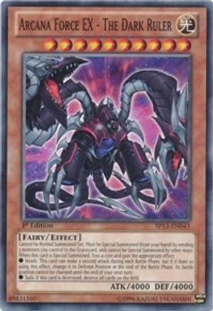 Arcana Force EX - The Dark Ruler (SP13-EN043) - Star Pack 2013 1st Edition