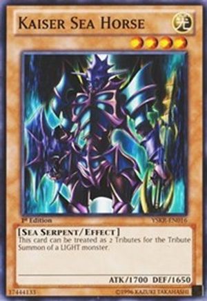 Kaiser Sea Horse (YSKR-EN016) - Starter Deck: Kaiba Reloaded 1st Edition