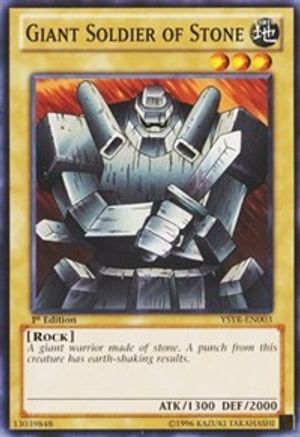 Giant Soldier of Stone (YSYR-EN003) - Starter Deck: Yugi Reloaded 1st Edition