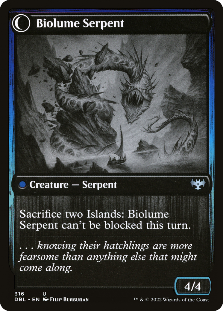 Biolume Egg // Biolume Serpent (DBL-316) - Innistrad: Double Feature: (Double Faced Transform) Foil