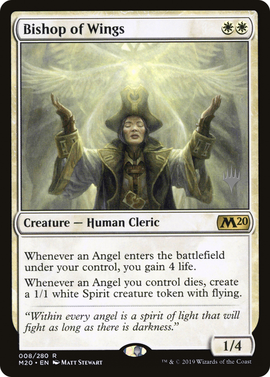 Bishop of Wings (PPM20-08P) - Core Set 2020 Promos Foil