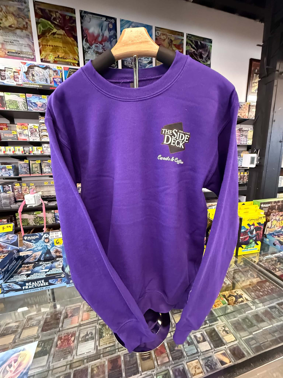 TSD Crewneck "Cards & Coffee" - Purple