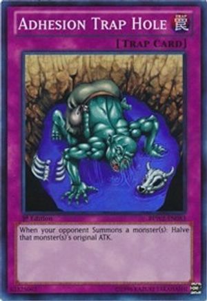 Adhesion Trap Hole (BPW2-EN083) - Battle Pack 2: War of the Giants Round 2 1st Edition