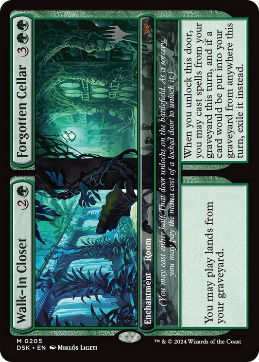 Walk-In Closet // Forgotten Cellar (PPDSK-205P) - Duskmourn: House of Horror Promos Foil