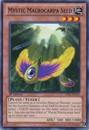 Mystic Macrocarpa Seed (LVAL-EN035) - Legacy of the Valiant 1st Edition