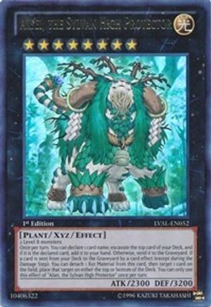 Alsei, the Sylvan High Protector (LVAL-EN052) - Legacy of the Valiant 1st Edition