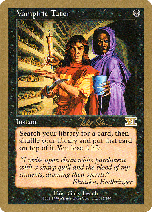 Vampiric Tutor (WCD-JS161) - World Championship Decks 1999