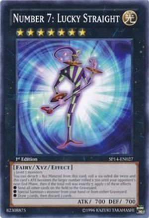 Number 7: Lucky Straight (SP14-EN027) - Star Pack 2014 1st Edition