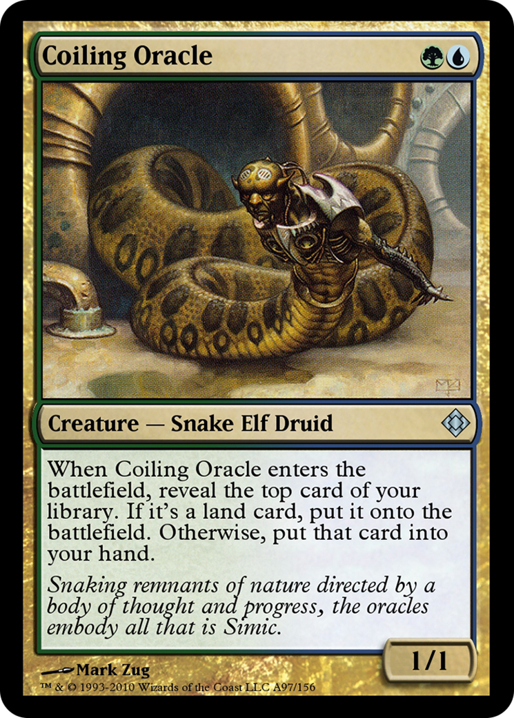 Coiling Oracle (TD0-A97) - Magic Online Theme Decks
