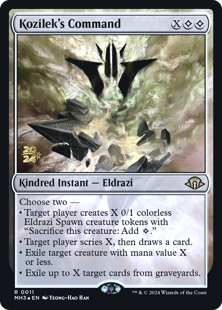 Kozilek's Command (PRE-11S) - Modern Horizons 3 Promos Foil