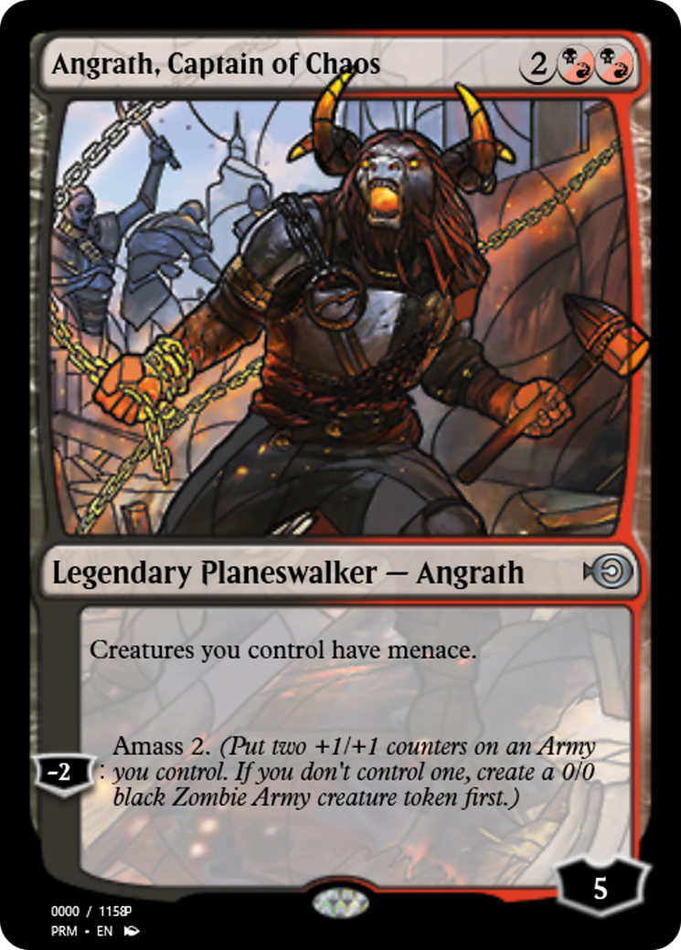 Angrath, Captain of Chaos (PRM-77971) - Magic Online Promos Foil